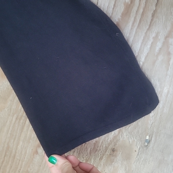 Express Black Sweater Minidress/Tunic with Wide Neckline Size XSmall - Picture 4 of 5